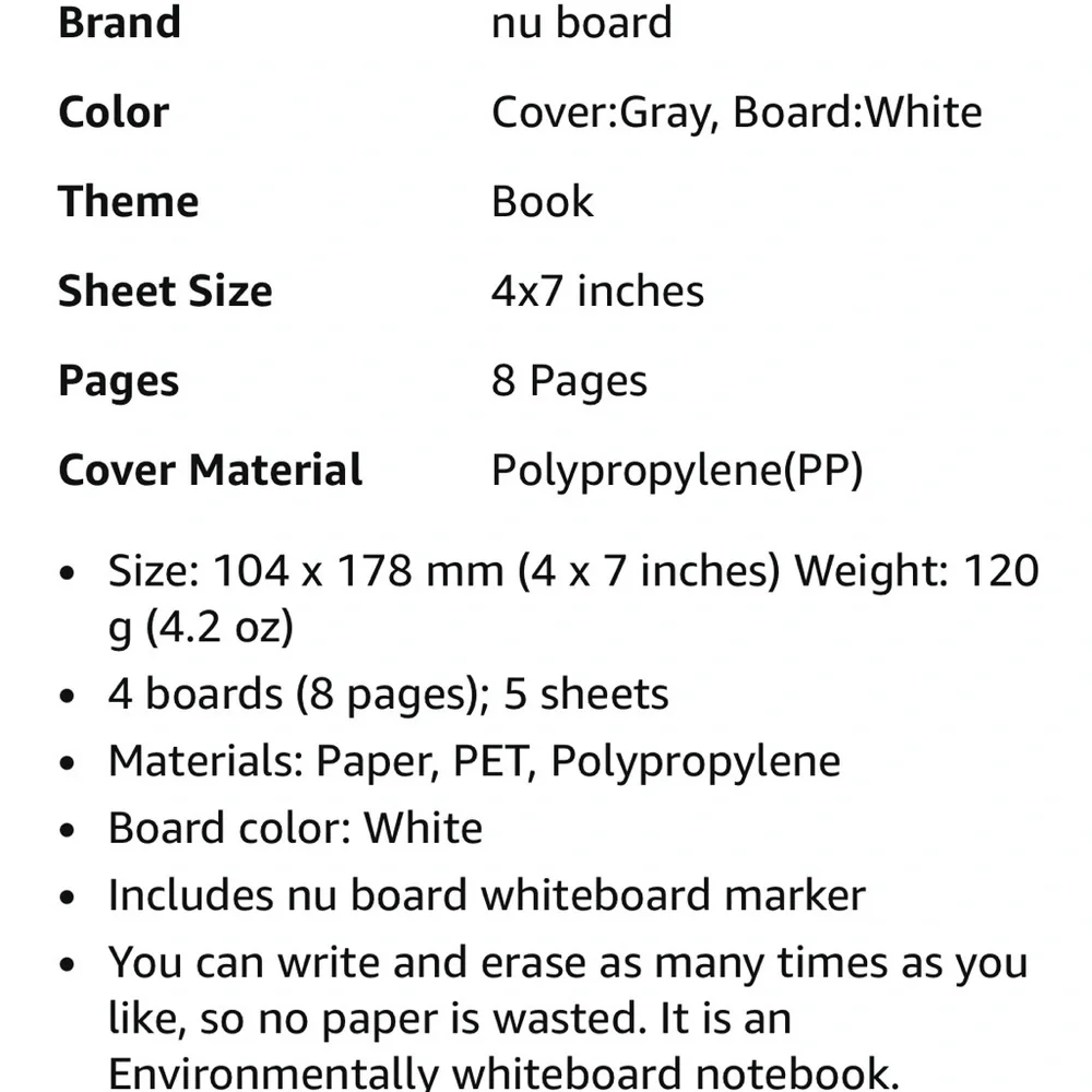 Nu Board Gray Spiral Notebook